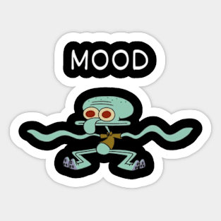 funny squidward dance moves Sticker